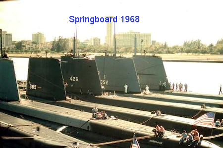 Moored at Springboard 1968